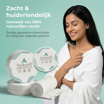 Gecomprimeerde Reishanddoeken - 10 Stuks