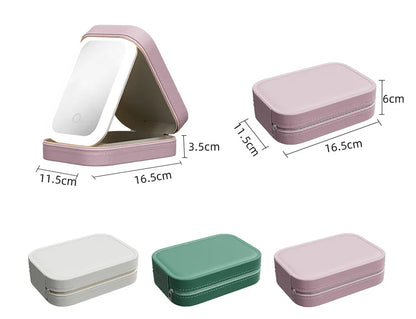 Reizen Make-up-box LED-Cosmeticaspiegel