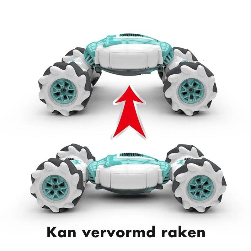 Op afstand bestuurbare auto met gebarensensor