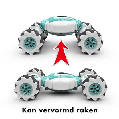 Op afstand bestuurbare auto met gebarensensor