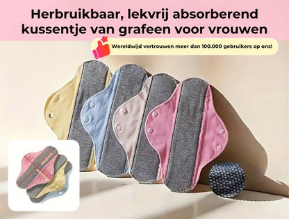 Herbruikbare Lekvrije Absorberende Pad voor Vrouwen