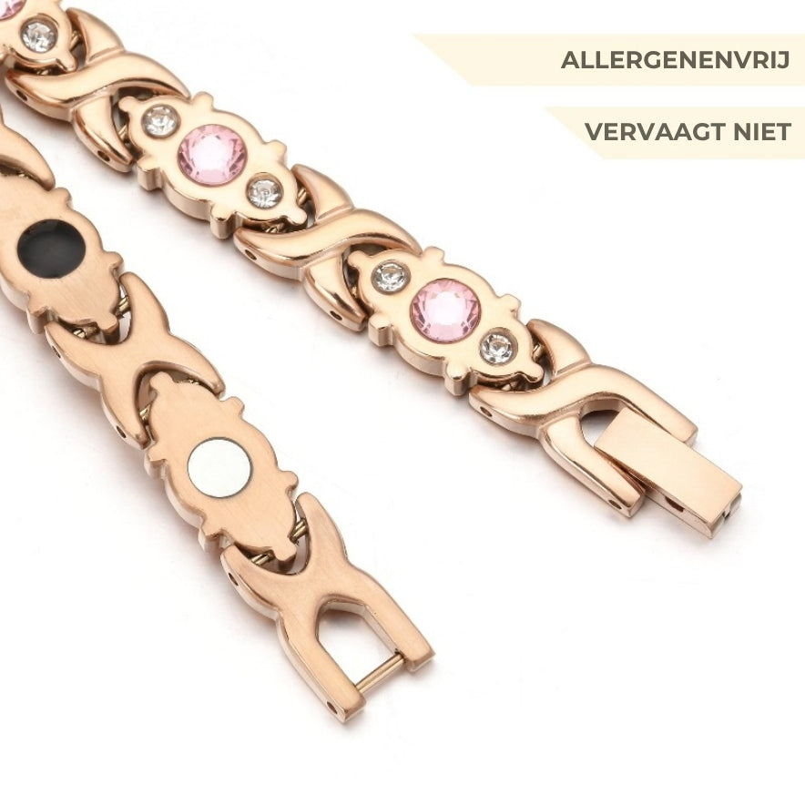 Roségouden Magnetische Armband