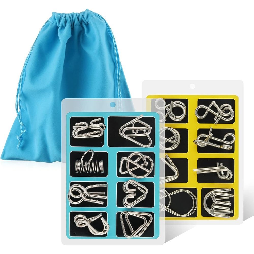 Montessori Metalen Puzzelset