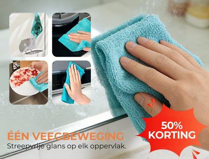 Microvezel Reinigingsdoeken – 20 Stuks Herbruikbare Keukendoeken