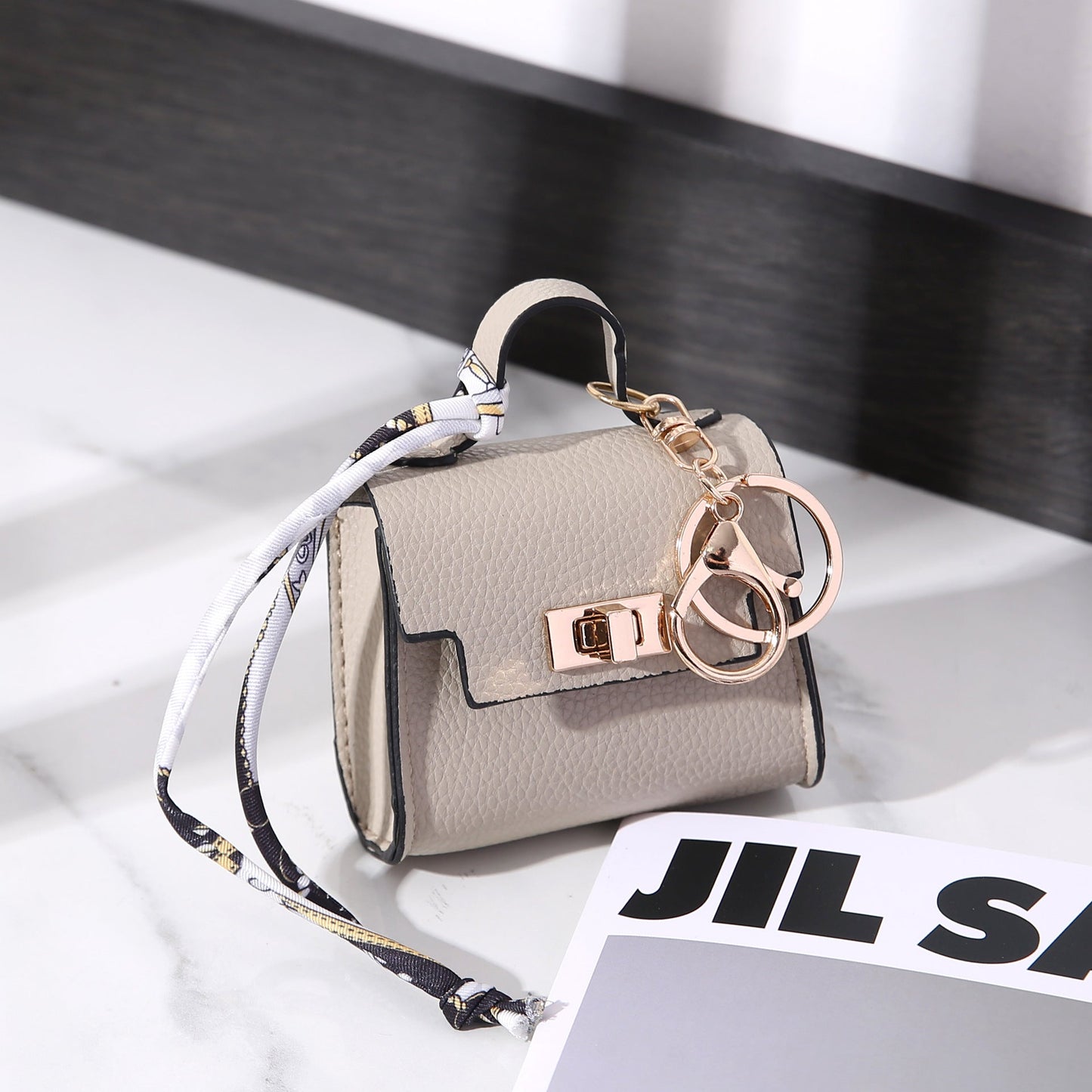 Luxe Mini Tas Sleutelhanger