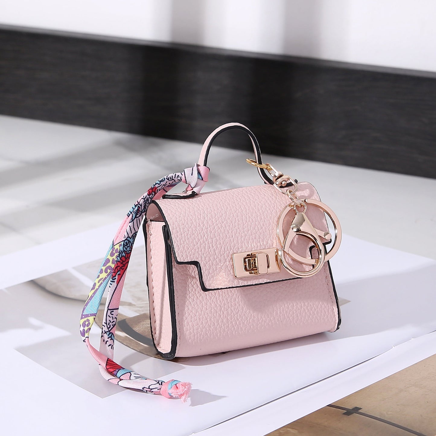 Luxe Mini Tas Sleutelhanger