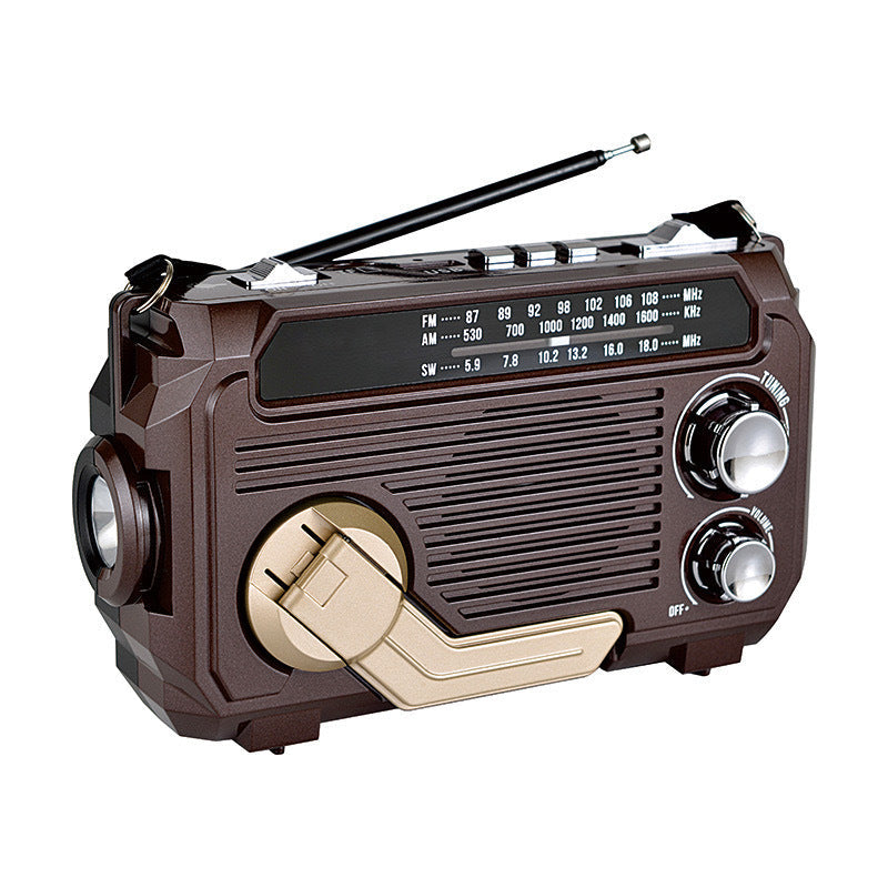 Noodradio op Zonne-Energie