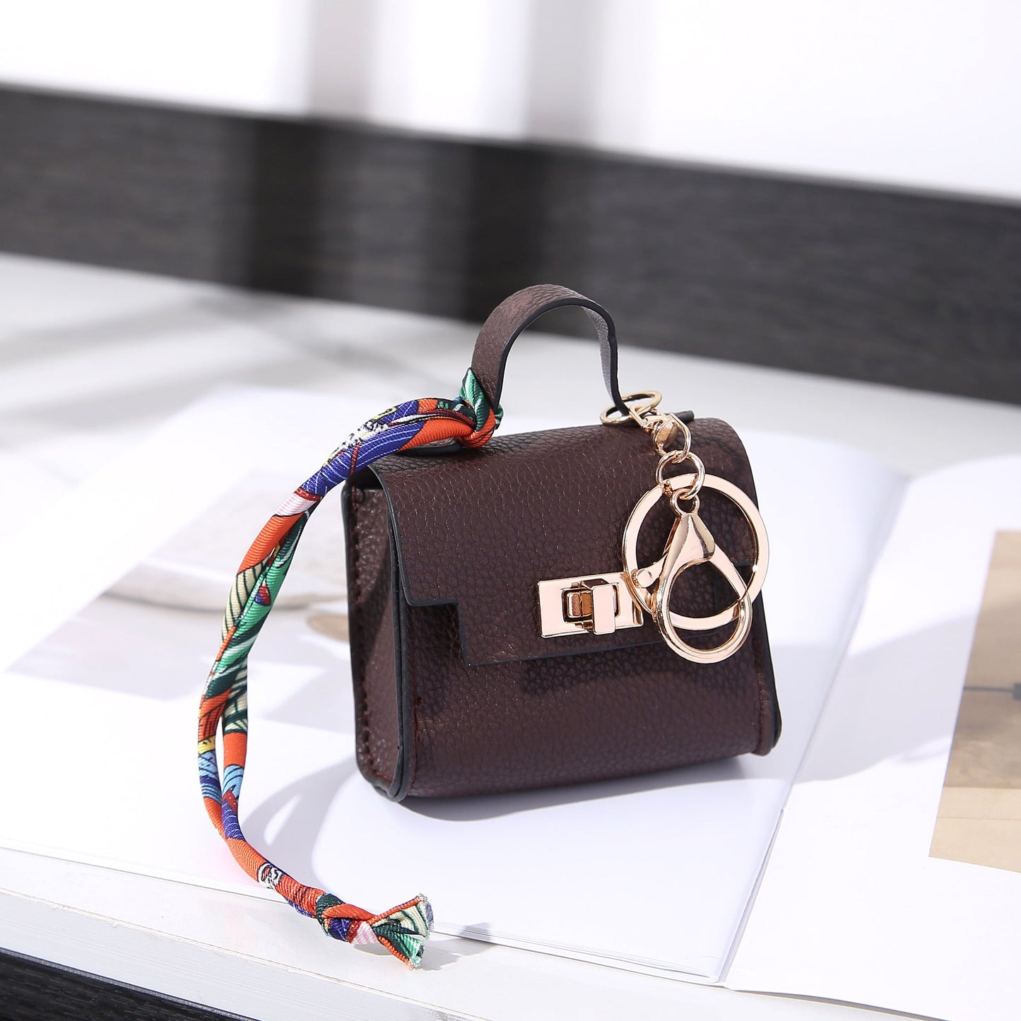 Luxe Mini Tas Sleutelhanger