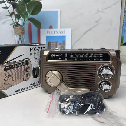 Noodradio op Zonne-Energie