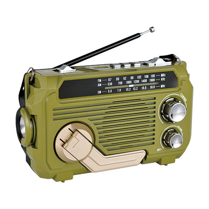 Noodradio op Zonne-Energie