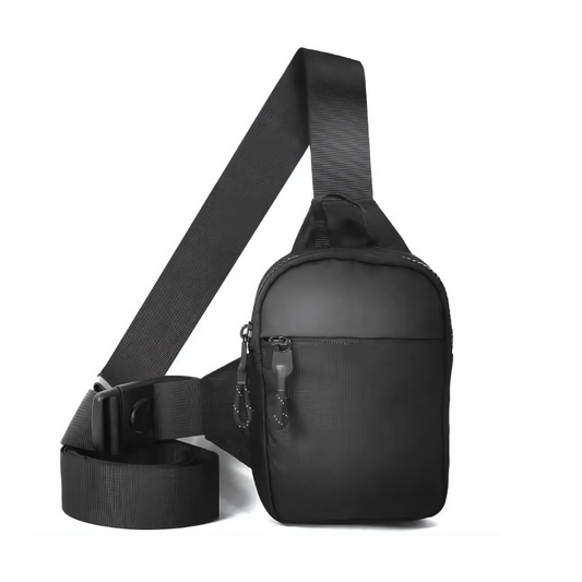 Beveiligde Heuptas: Verstelbare riem, unisex mini-hanger, borsttas
