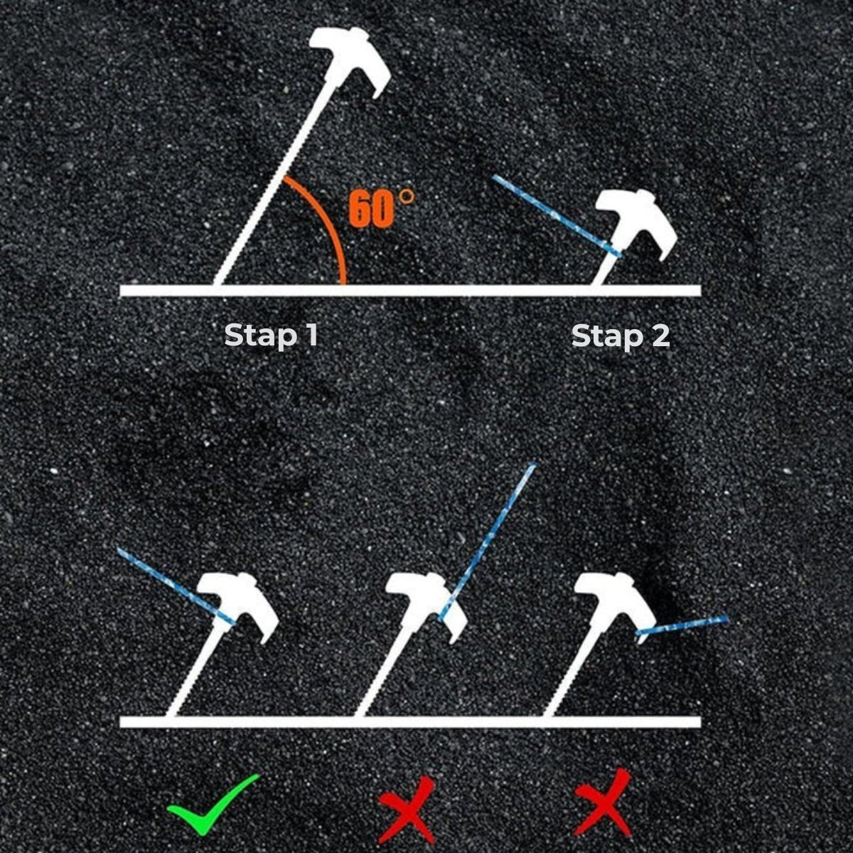 Schroef Tentharingen (4st)