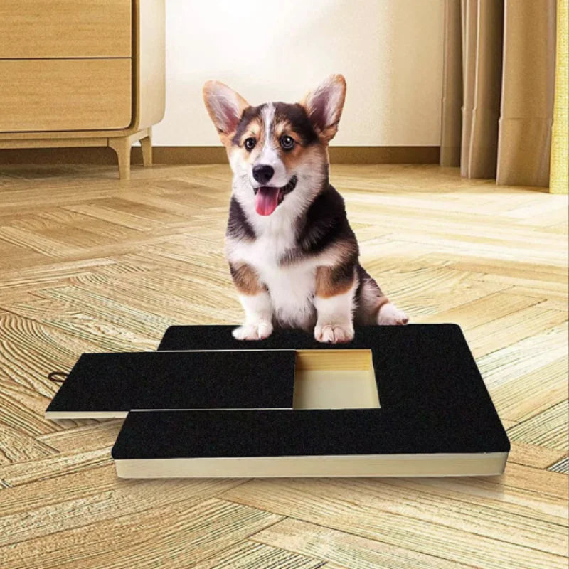 Houten Krab- en Nagelverzorgingsbord voor Honden