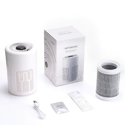 Draagbare USB Luchtreiniger met HEPA Filter
