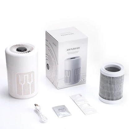 Draagbare USB Luchtreiniger met HEPA Filter