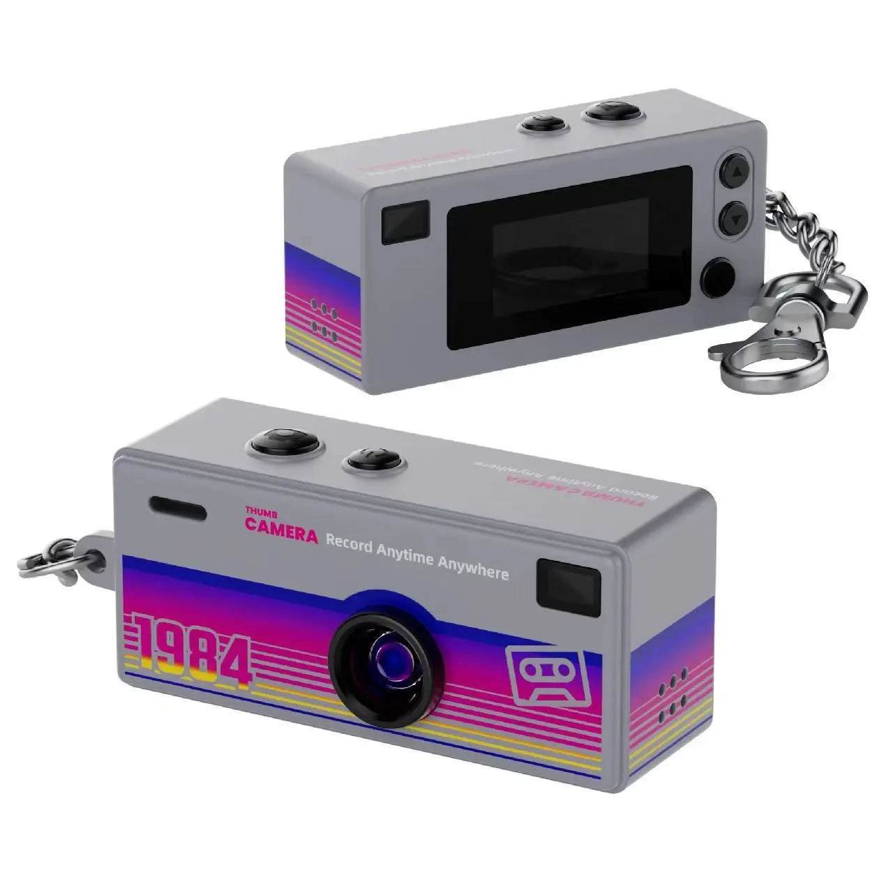 Retro Mini-Camera Sleutelhanger