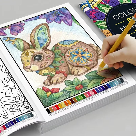 Kleuren op Nummer Kleurboek voor Volwassenen