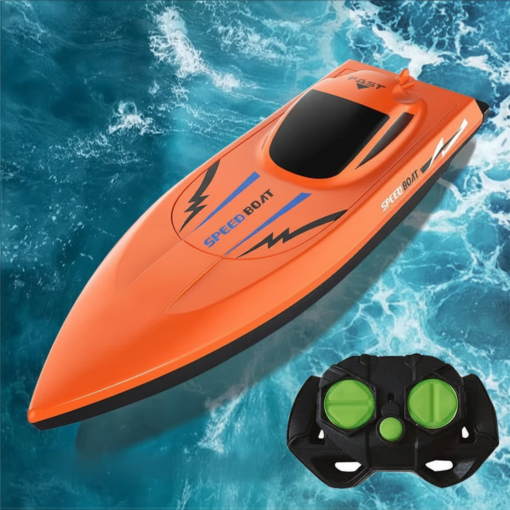 2.4G RC Speedboot met Dubbele Motor op Afstandbediening