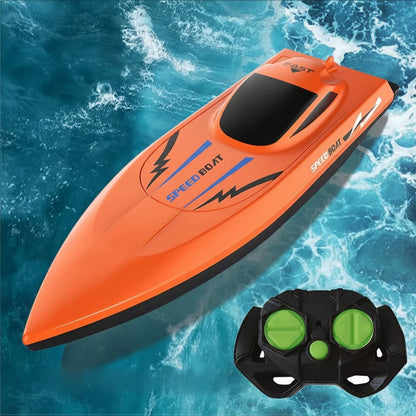 2.4G RC Speedboot met Dubbele Motor op Afstandbediening