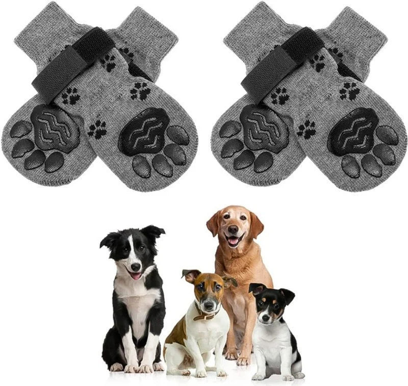 Anti-Slip Hondensokken - 4 Stuks