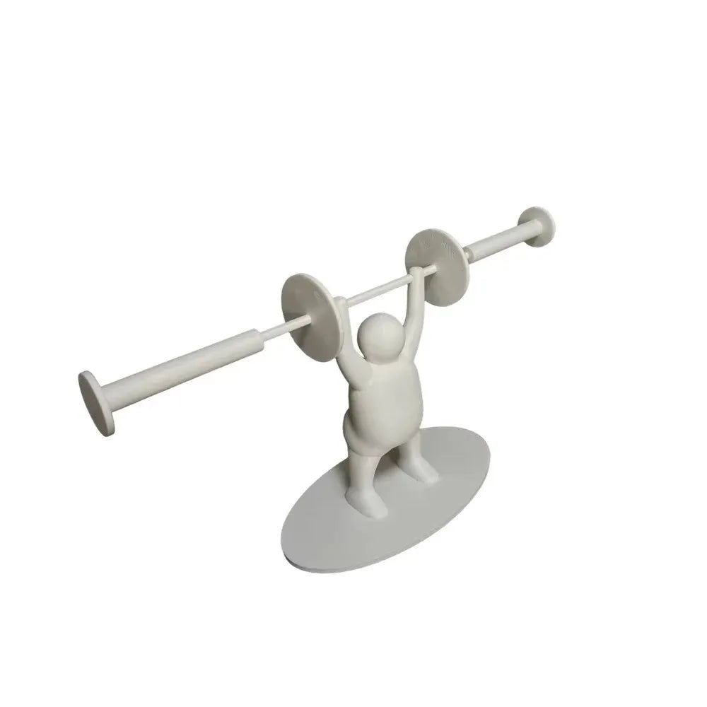 Grappige Gewichtheffer Toiletrolhouder