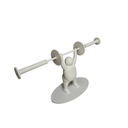 Grappige Gewichtheffer Toiletrolhouder