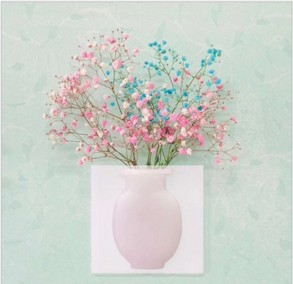 Siliconen kleefvaas voor magische wanddecoratie