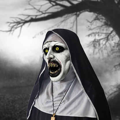 Horror Nonnenmasker voor Halloween
