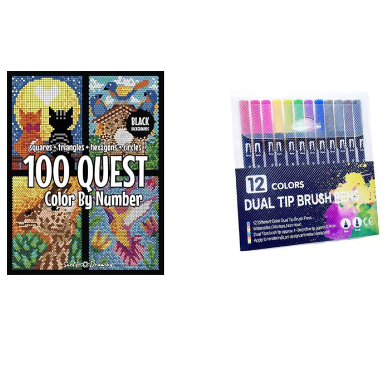 ColorQuest: Kleurboek 100 Opdrachten