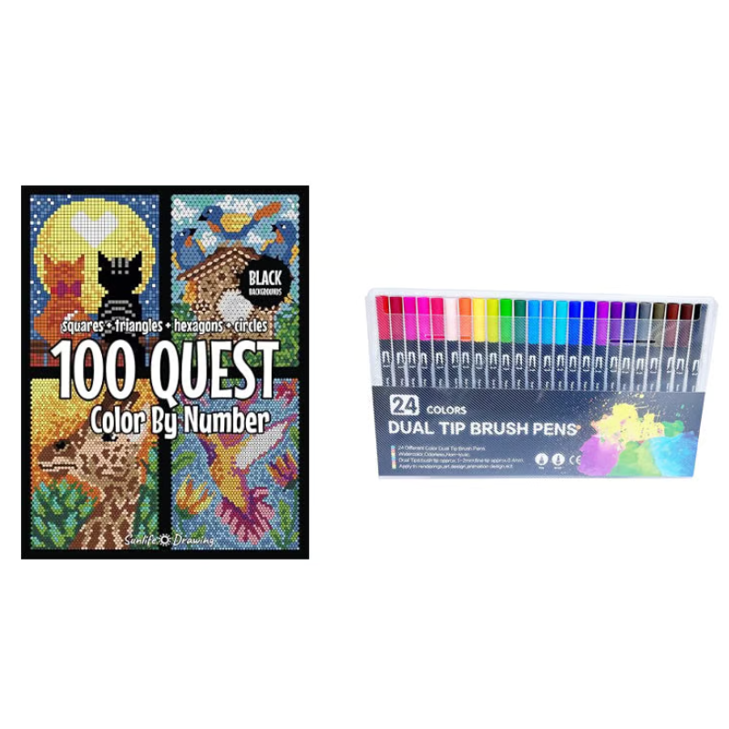 ColorQuest: Kleurboek 100 Opdrachten