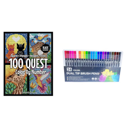 ColorQuest: Kleurboek 100 Opdrachten