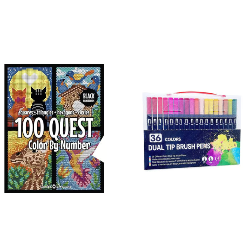 ColorQuest: Kleurboek 100 Opdrachten