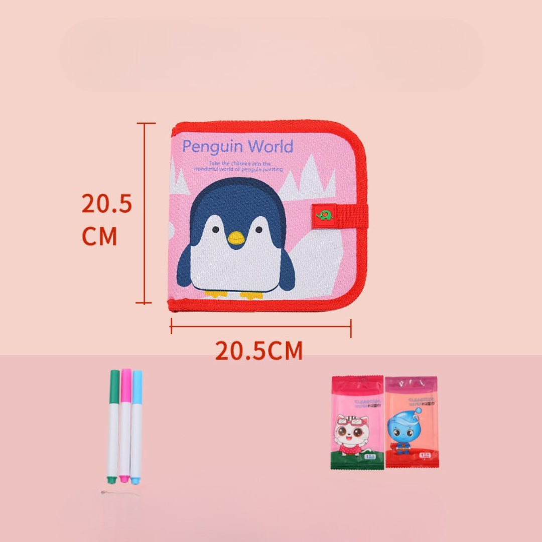 Draagbaar Herbruikbaar Kleurboek Voor Kinderen