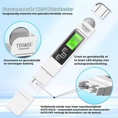 3-in-1 Digitale TDS Watertester