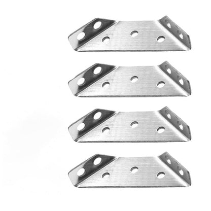Roestvrijstalen Hoekverbinding - 10 Stuks