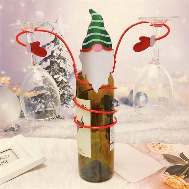 Wijnglazenhouder Kerst