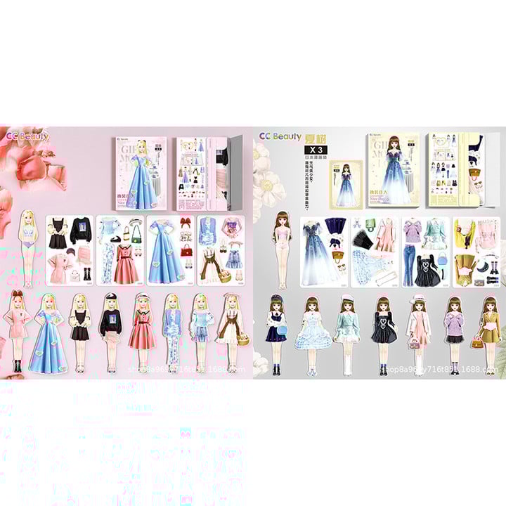 Magnetische prinsessenkledingboek