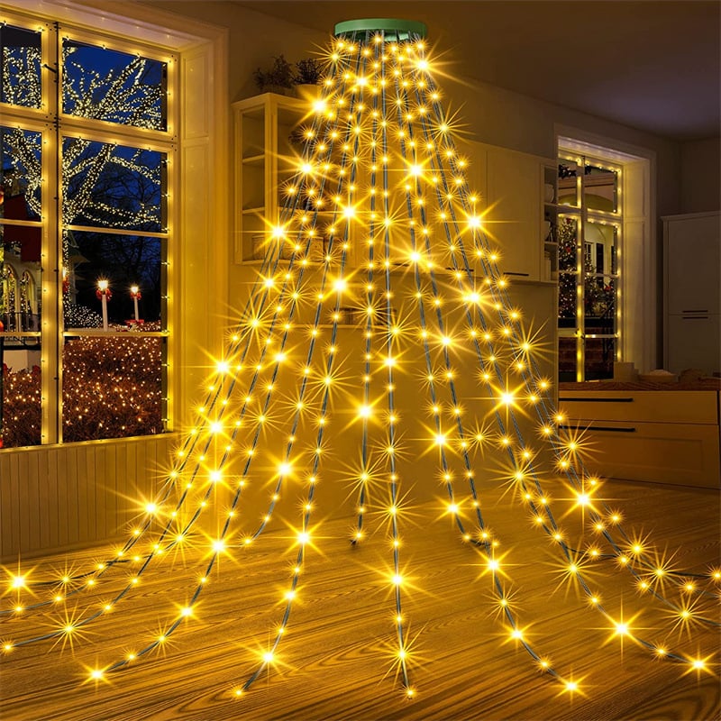 Waterval Kerstboomlampjes