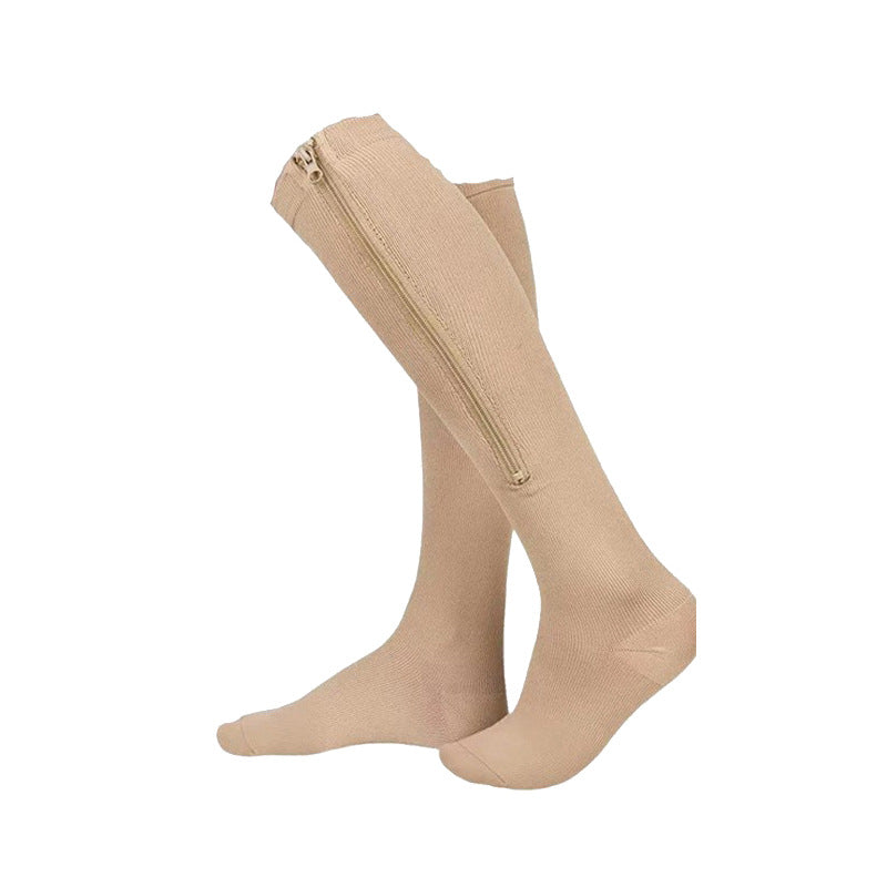 Compressiekousen met ritssluiting voor gemakkelijk aantrekken