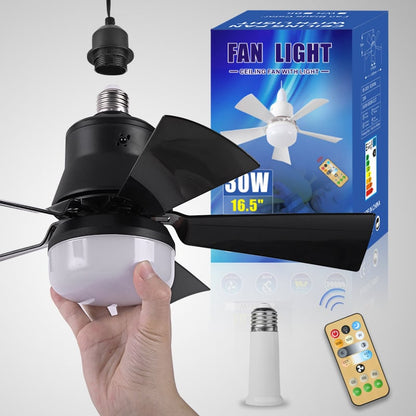 40W LED-plafondventilator met verlichting – 52 cm, ultrastil met afstandsbediening