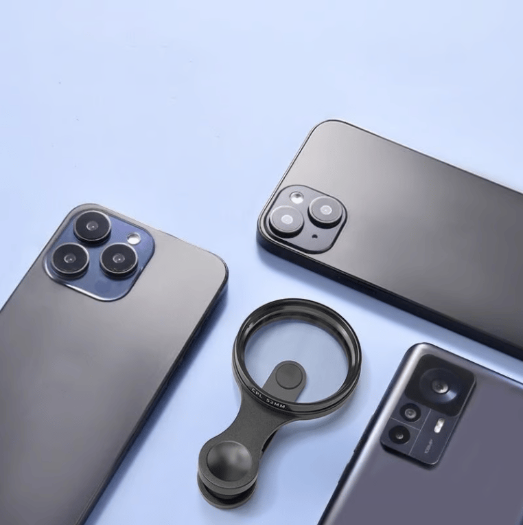 📸 Draagbare polarisatiefilter voor smartphones (geschikt voor alle modellen)