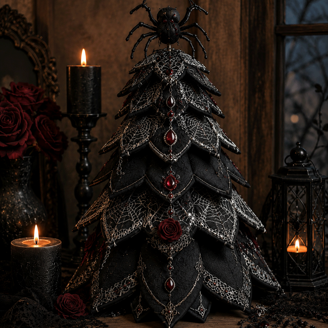 Halloweenboom DIY Naaiset met Gewatteerde stof