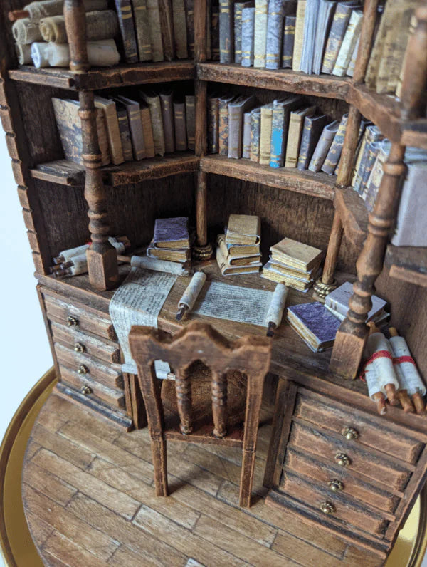 De miniatuurbibliotheek “The Bay Library”