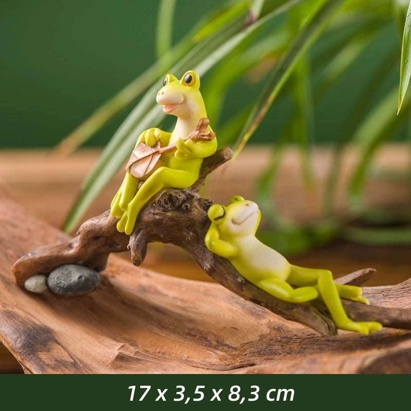 Kikker bloempothanger ornament