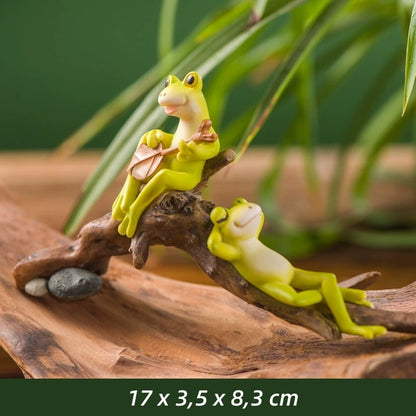 Kikker bloempothanger ornament