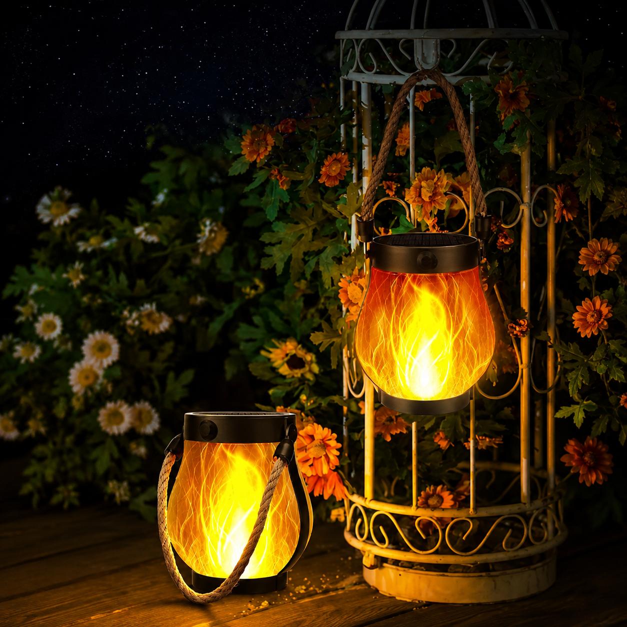 Waterdichte Vlamlamp op Zonne-Energie