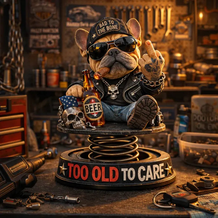 Stoere Bulldog Dashboarddecoratie