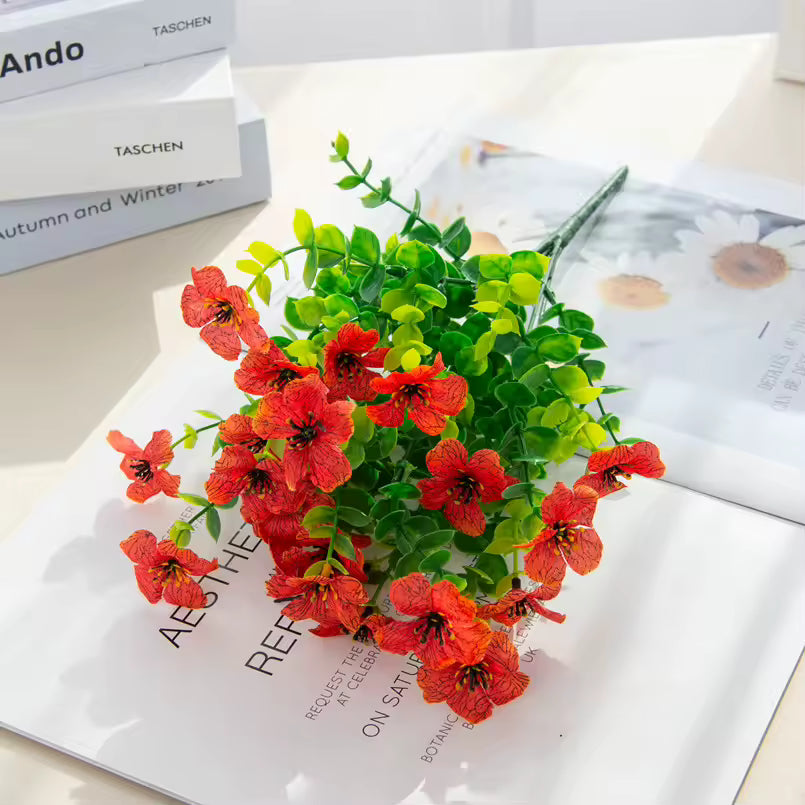 UV-Bestendige Kunstbloem Bundel - 4 Stengels