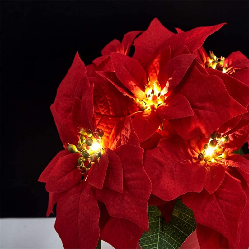 LED Kerst Bloemenslinger