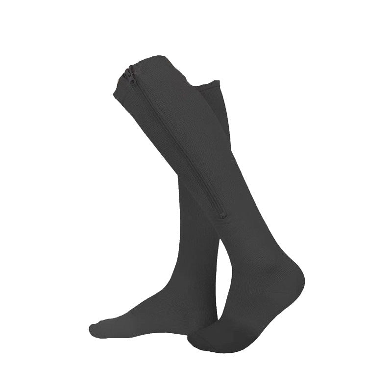 Compressiekousen met ritssluiting voor gemakkelijk aantrekken